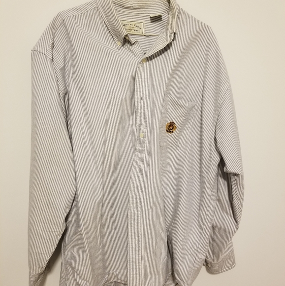American Eagle vintage striped button-up - Picture 1 of 4